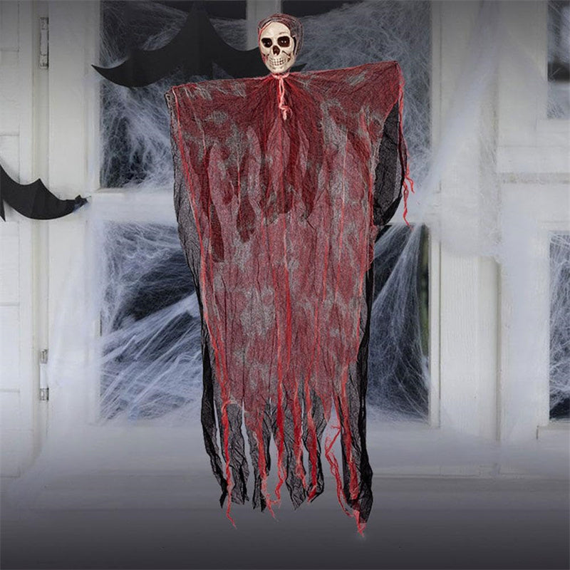 Halloween Hanging Ghost Pendant Dyed Blood Horror Skull Holidays dealsniper-net