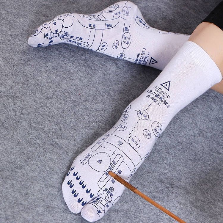 Hole Socks Cotton Sweat-absorbent Mid-calf Length Same Style Women dealsniper-net