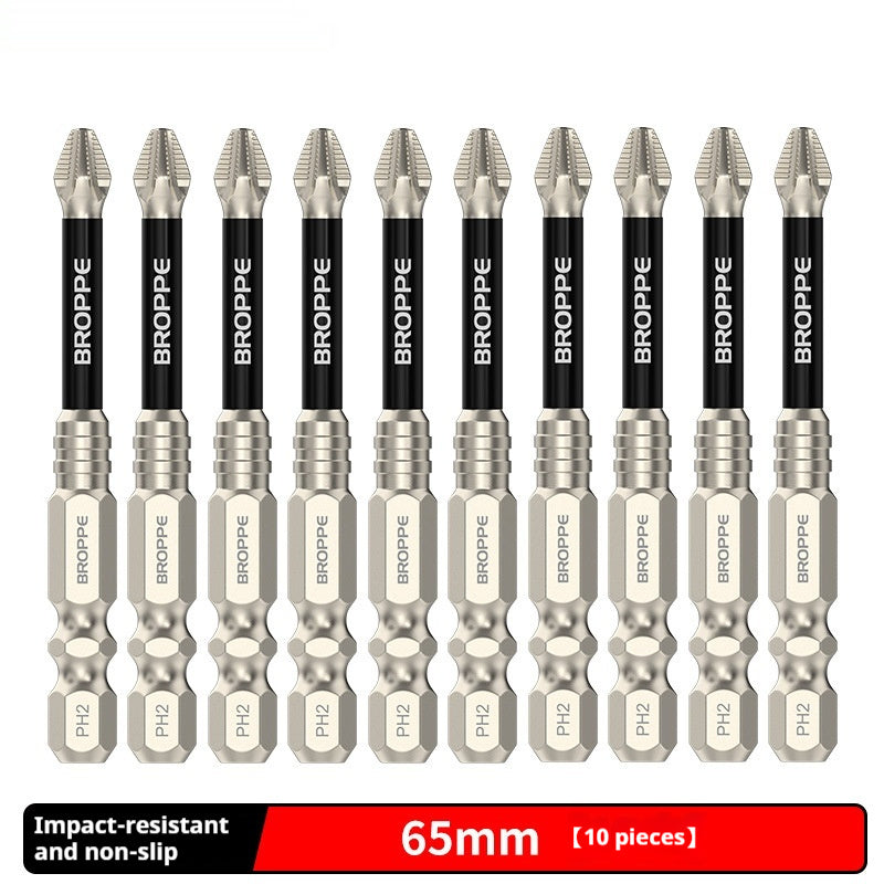 Cross Bit Strong Magnetic Electric Hand Drill Screwdriver Tools DealSniper.net 65mmxPH2 10PCS 65MM 635mm