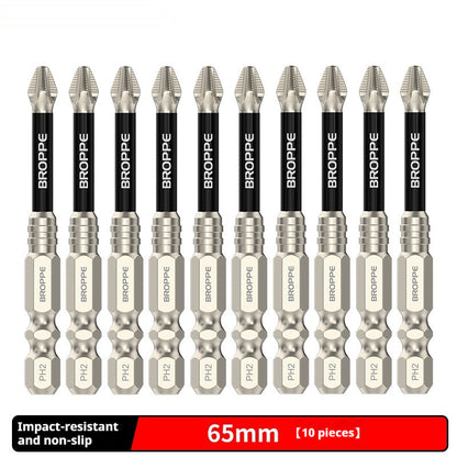 Cross Bit Strong Magnetic Electric Hand Drill Screwdriver Tools DealSniper.net 65mmxPH2 10PCS 65MM 635mm