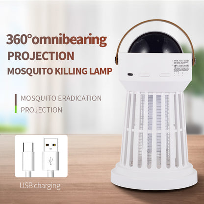 2 In 1 Electric Mosquito Killer Lamp Star Ceiling Projection