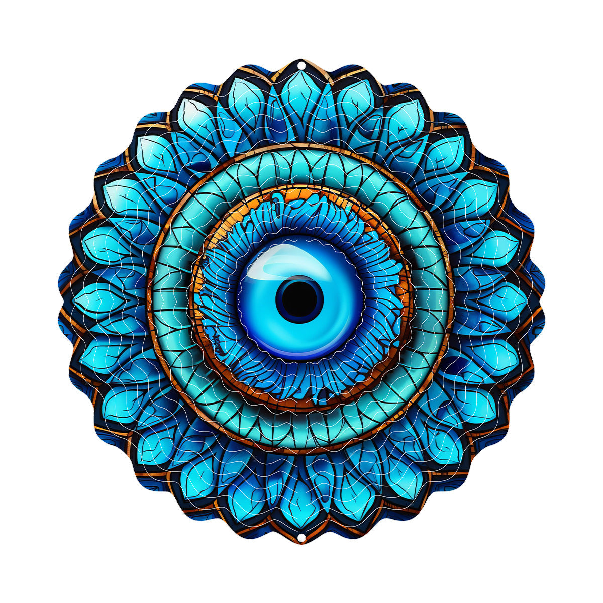 3D Rotating Wind Spinner Colorful Rotating Wind Chime House DealSniper.net FL403269 25cm