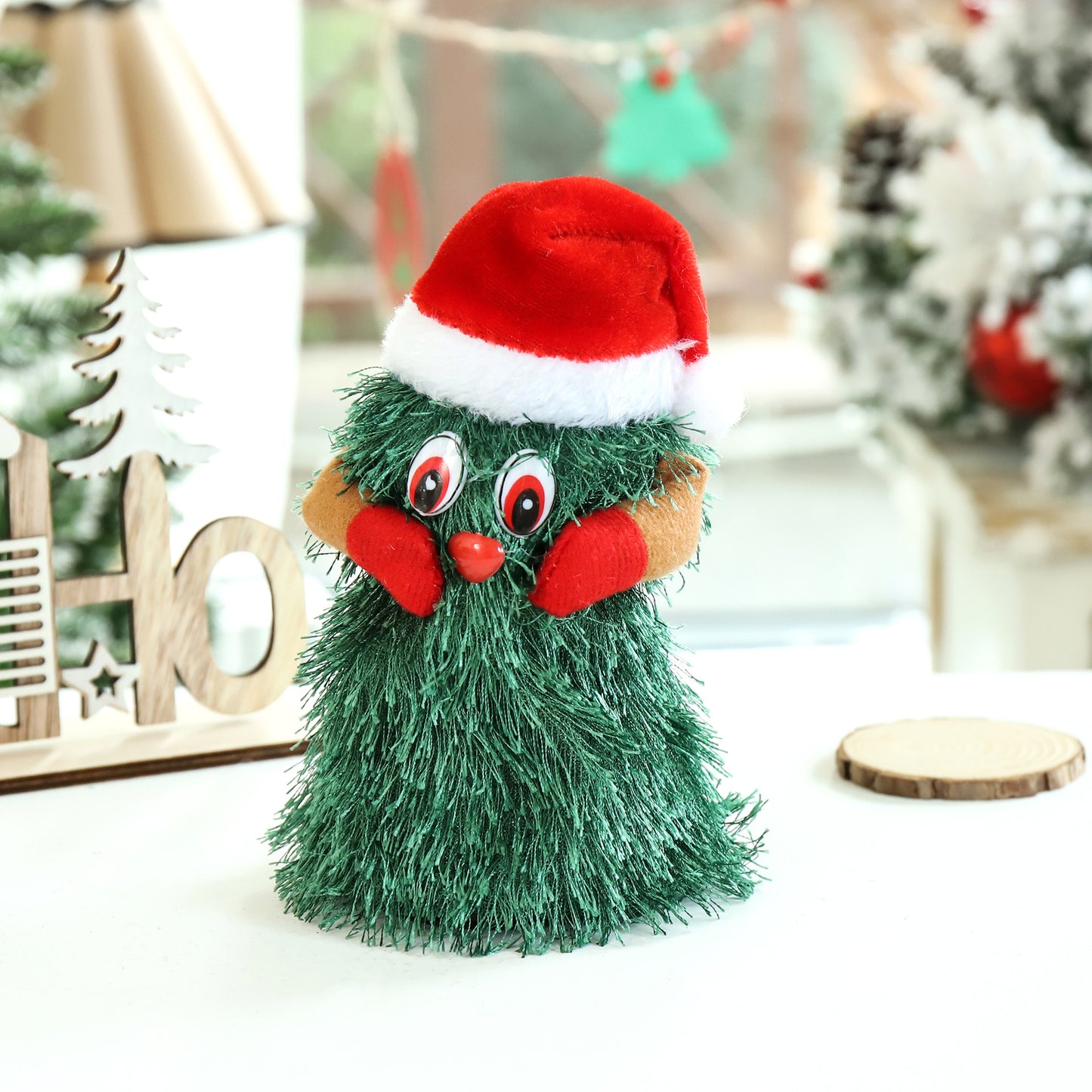 New Electric Toy Electric Plush Toy Doll Funny Cute Christmas Decoration Holidays Gym From House