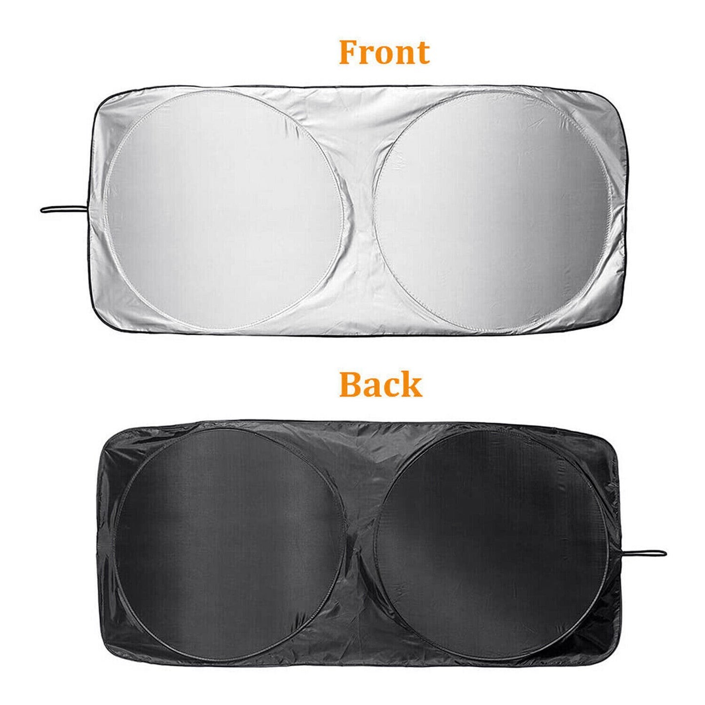 Foldable Car Front Rear Window Windshield Sun Shade Shield Cover Visor UV Block Vehicle dealsniper-net