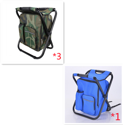 Multifunction Outdoor Folding Chair Ice Cooler Picnic Bags Camping