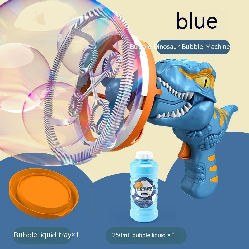 Fan Dinosaur Bubble Machine Bubble Blowing Toy Children's Kids DealSniper.net Blue Bubble water