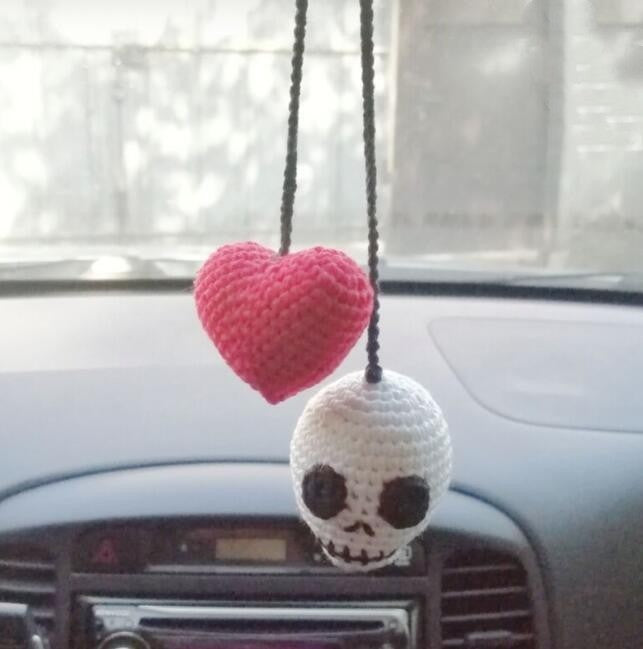 Plush Hand-woven Automobile Hanging Ornament