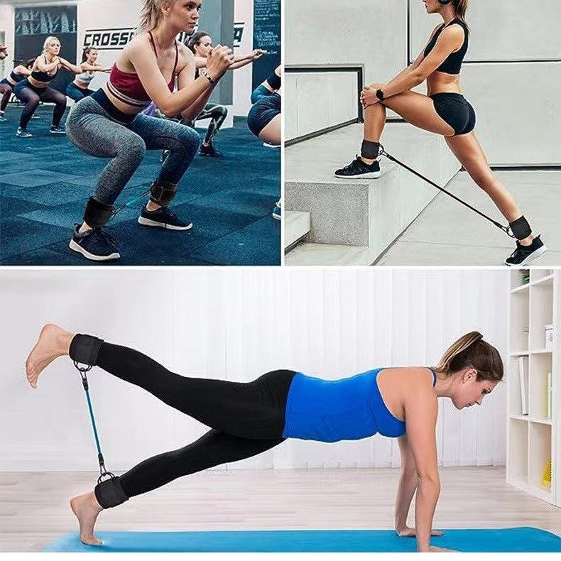 Ankle Strap Resistance Bands Hip Leg Strength Pull Rope Fitness Sports DealSniper.net