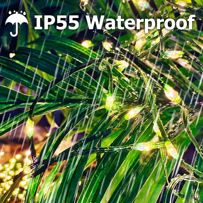 110Ft 300 LED 9 Modes Color Changing Waterproof Outdoor Christmas String Lights Home dealsniper-net