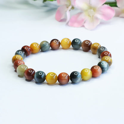 Dream Colorful Tiger Eye Qingshi Crystal Bracelet For Women Jewelry dealsniper-net