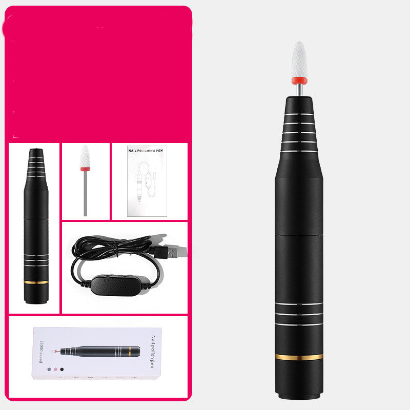 New Mini Electric Nail Sander Beauty Gym From House Black USB