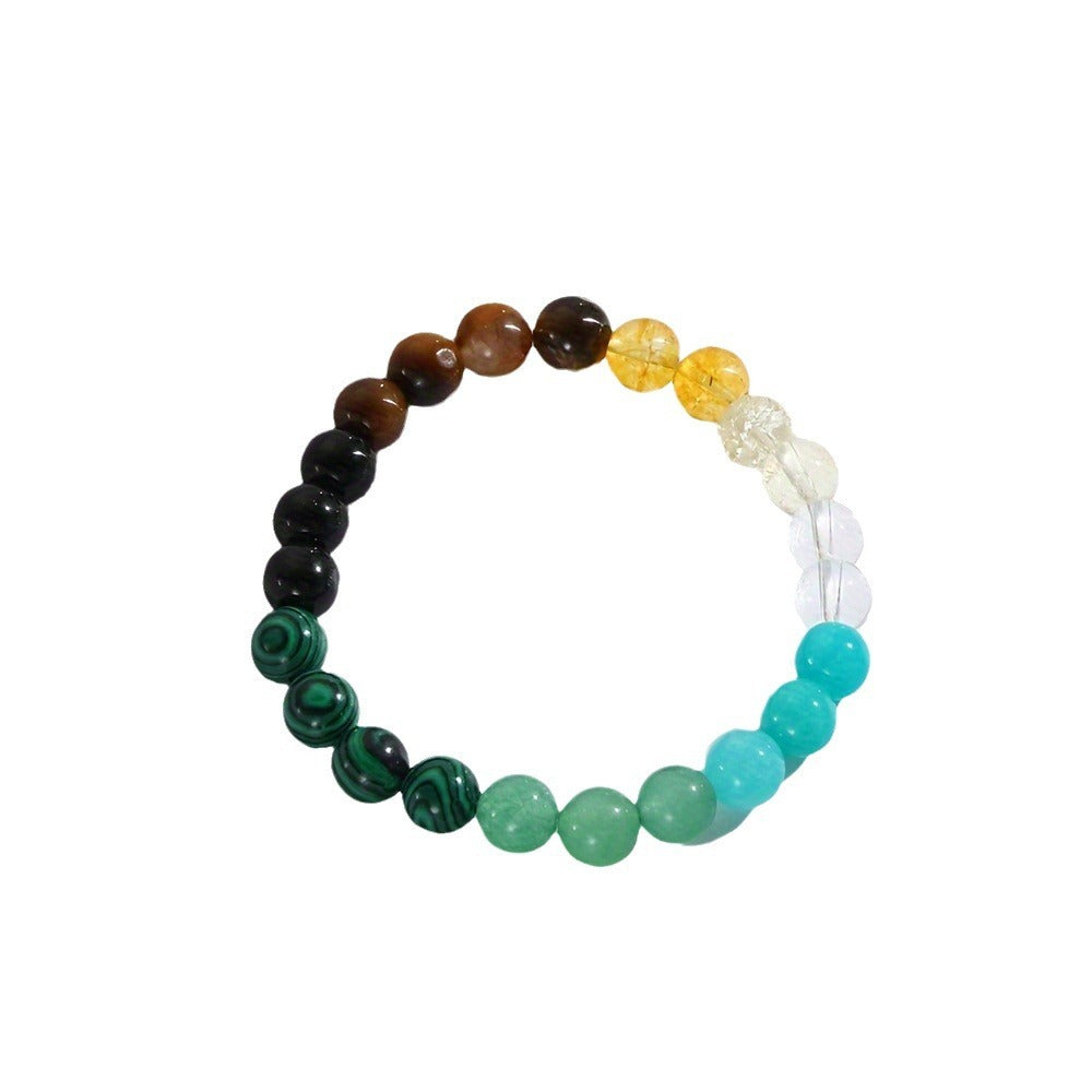 Universal Natural Stone Bracelet Citrine Dongling Stone Jewelry null