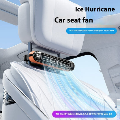 Car Turbine Fan Rear Seat USB Small Fan Vehicle DealSniper.net