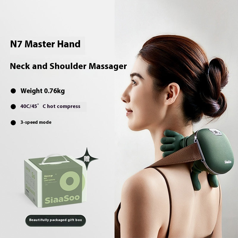 Electric Neck And Shoulder Muscle Massager Relax Pain Relief Health Gym From House
