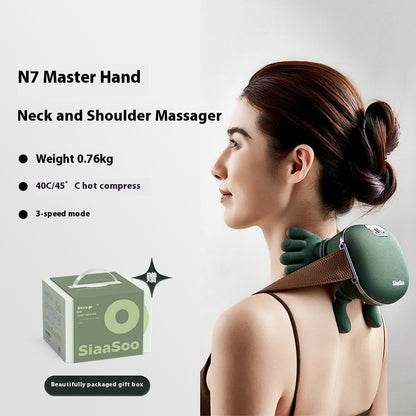 Electric Neck And Shoulder Muscle Massager Relax Pain Relief Health Gym From House