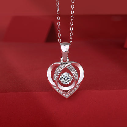 Heart To Have Your Luxurious Fashion Diamond Pendant Necklace Set Jewelry Gym From House