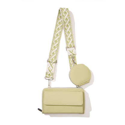 One-shoulder Crossbody Mobile Phone Bag Multi-functional Women Gym From House Green Mother And Child Bag