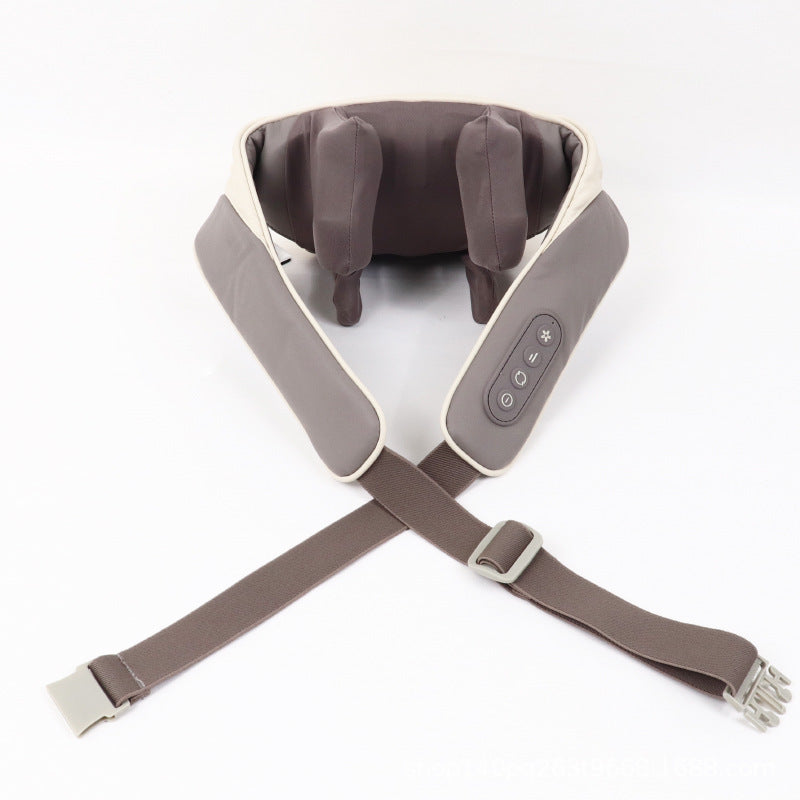 Household Hot Compress Kneading Cervical Massage Shawl Health DealSniper.net Release Buckle