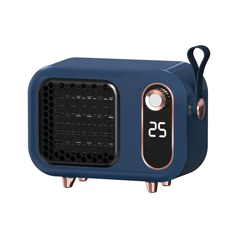 Desktop Warm Air Blower Indoor Home House dealsniper-net Dark Blue Standard Version American Standard