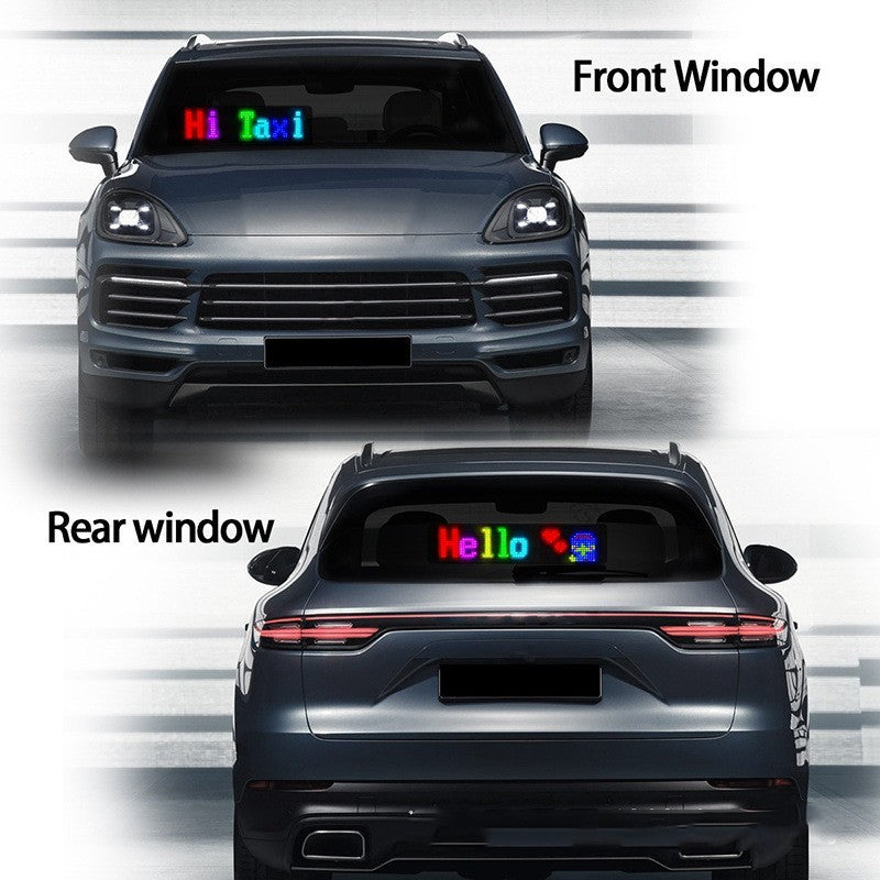 Programmable Car LED Sign LED Full-color Advertising Screen