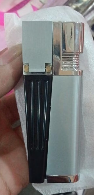 Encendedor Pipe Lighter Creative Foldable Metal Lighter Pipe Gadgets DealSniper.net No.1 Silver Square Cover Bag Packing