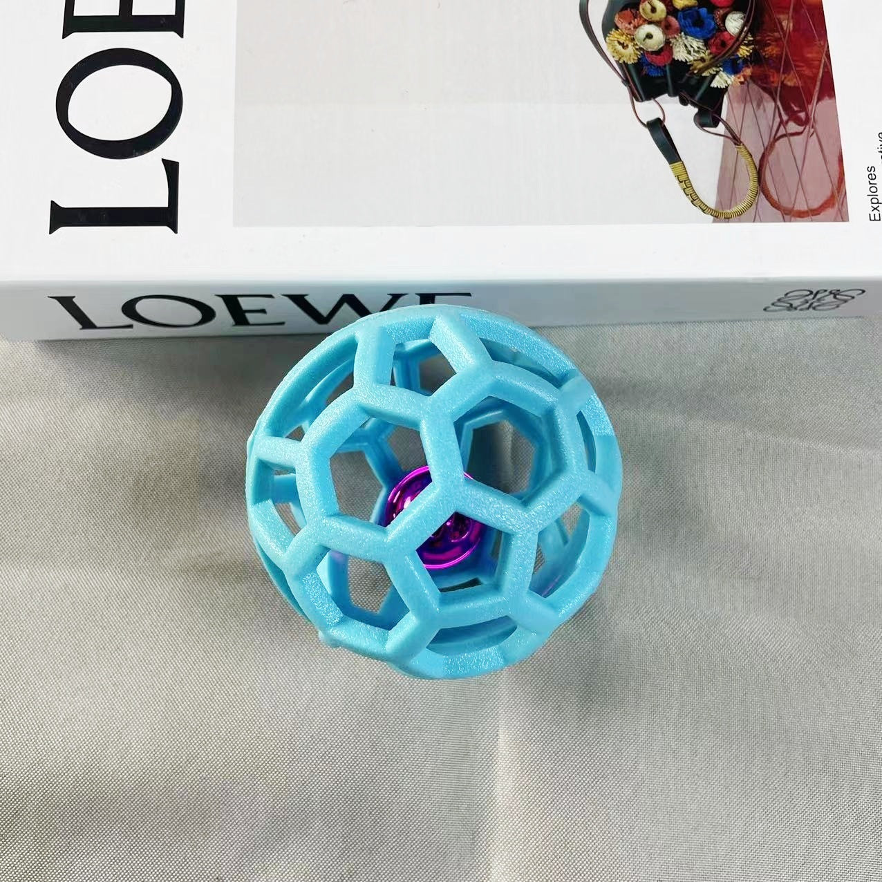 Dog Chew Ball Toy TPR Pets Interactive Training Toys Pets DealSniper.net Blue Bell Ball 9cm