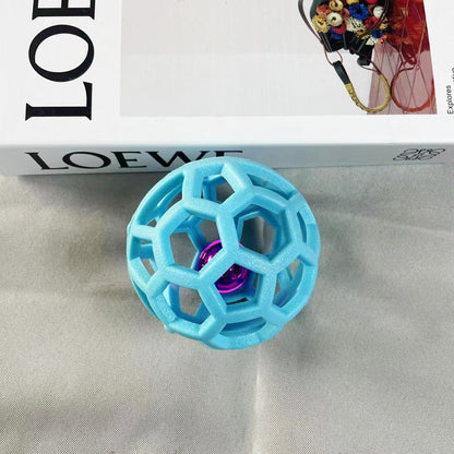 Dog Chew Ball Toy TPR Pets Interactive Training Toys Pets DealSniper.net Blue Bell Ball 9cm
