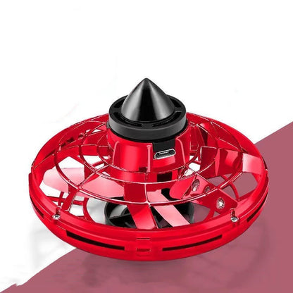 Children's Fall-resistant Gyroscopic Flying Machine Toys Kids dealsniper-net Red Gyro USB