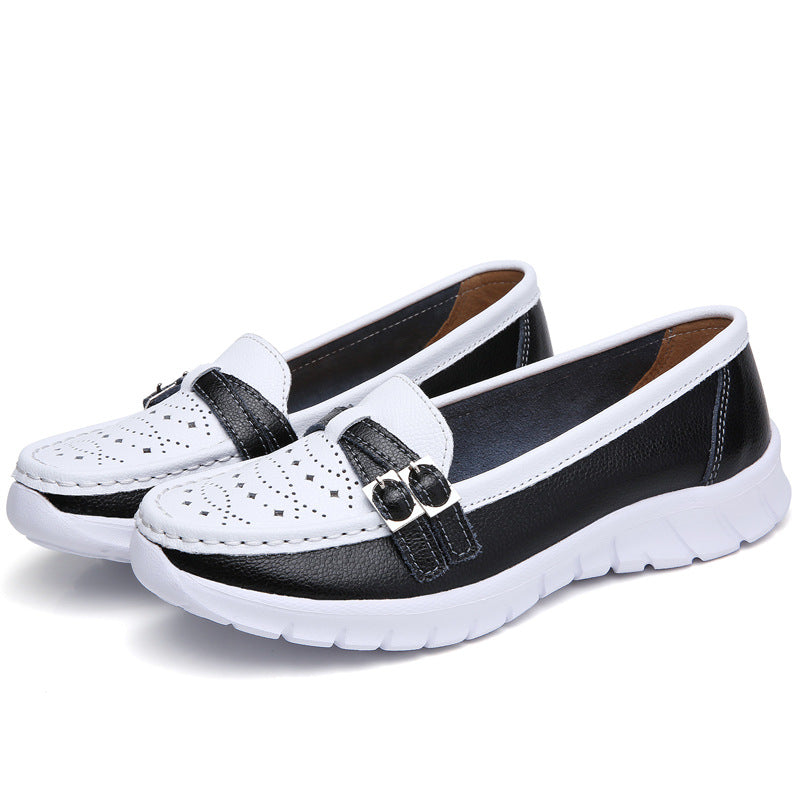 Fashion Pregnant Women Slip-on Women's Shoes Nurse Flat Women DealSniper.net Black 35