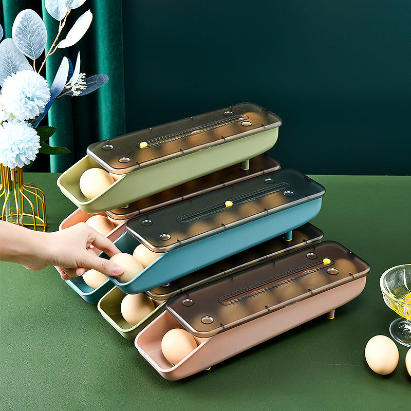 Kitchen Pull-out Portable Creative Egg Storage Box Kitchen dealsniper-net