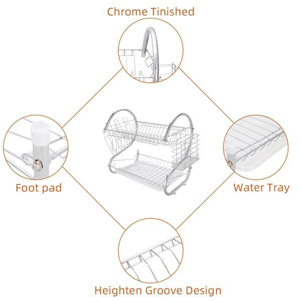 Multi Functional S-shaped Bowl Rack