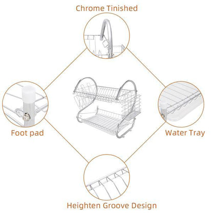 Multi Functional S-shaped Bowl Rack