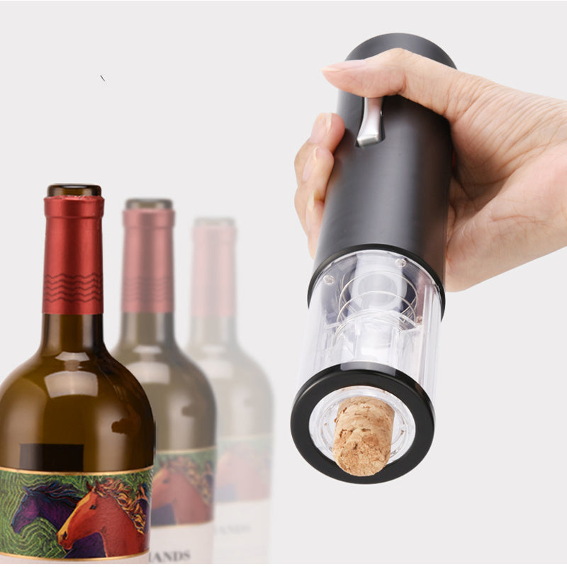 Electric Wine Opener Corkscrew Foil Cutter Set Kitchen Gym From House