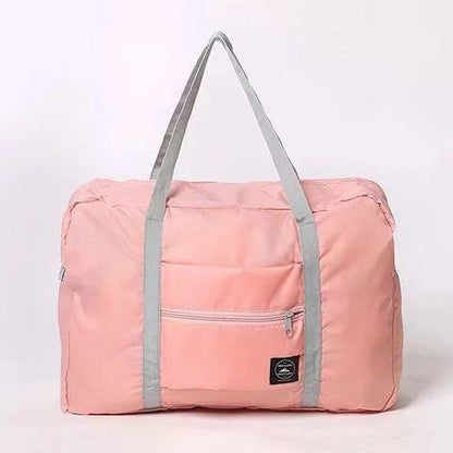 Foldable Travel Duffel Bag Tote Carry On Luggage Bag For Women Travel dealsniper-net Pink