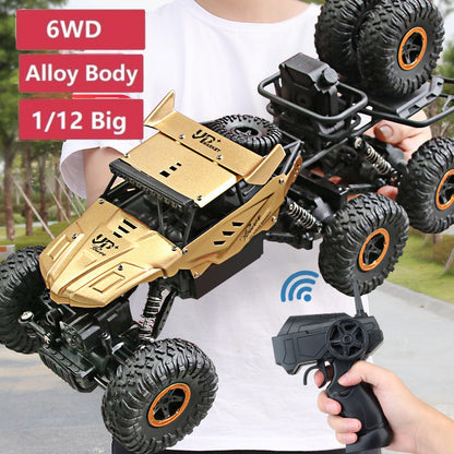 Children's Charging Large Remote Control Car Climbing Drift Kids dealsniper-net Gold 38cm