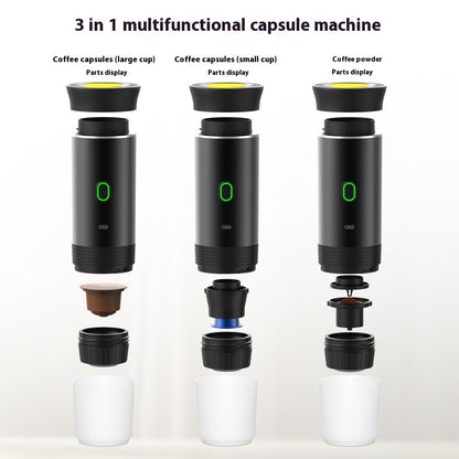 Electric Grinder Coffee Travel Handy 3 In1 Espresso Kitchen DealSniper.net
