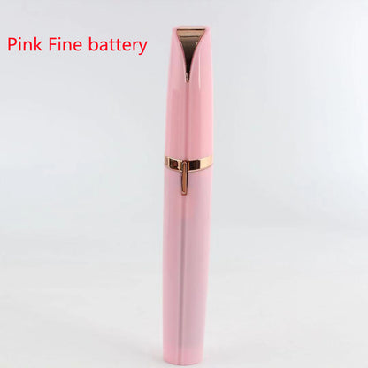 Flawlessly Brows Electric Eyebrow Remover Beauty dealsniper-net Pink Fine battery