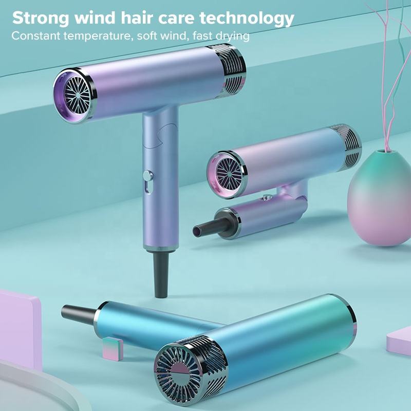 Foldable Hair Dryer Blower Electric Negative Ion Blower Beauty dealsniper-net