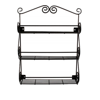 Modern Minimalist Iron Kitchen Storage Rack Wall Hanging Holder Kitchen DealSniper.net