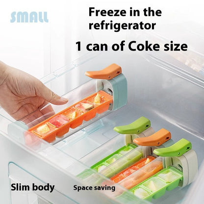 Ice Cube Mold Household Ice Maker Food Grade Press Ice Tray Kitchen dealsniper-net