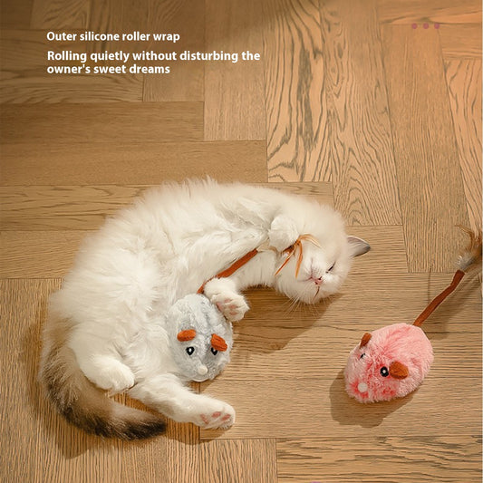 Cat Toys Self-Hi Relieving Stuffy Electric Toy Pet