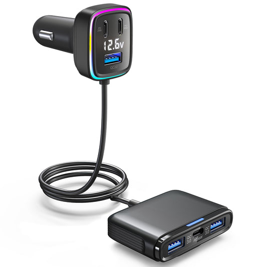 Car Charger Fast Charge 115W High Power Output Gadgets Gym From House