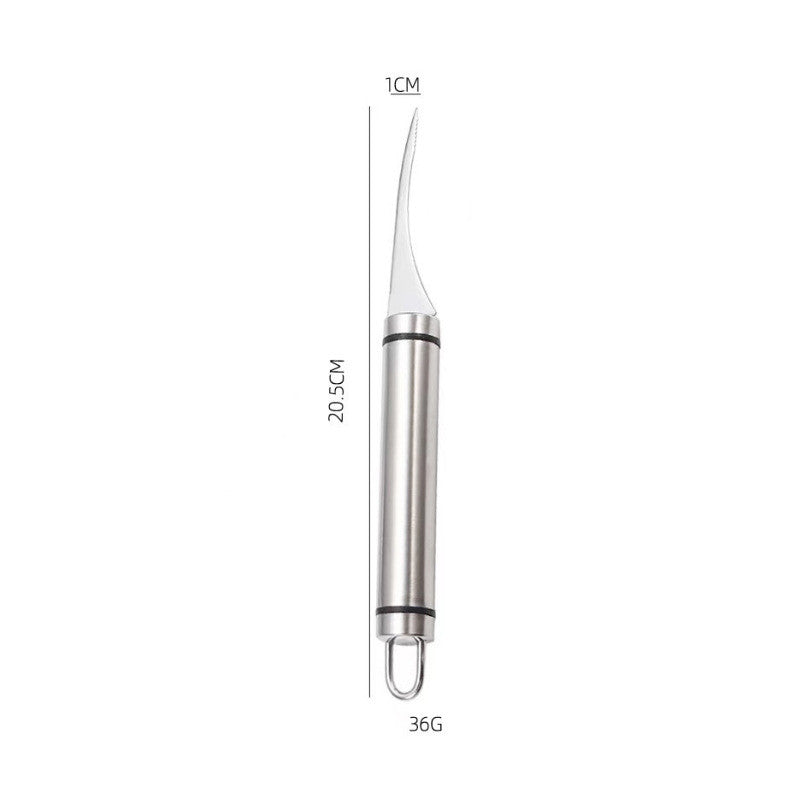 Multifunctional Stainless Steel Shrimp Remover Shrimp Line Fish Kitchen Gym From House Double Wire 1PC