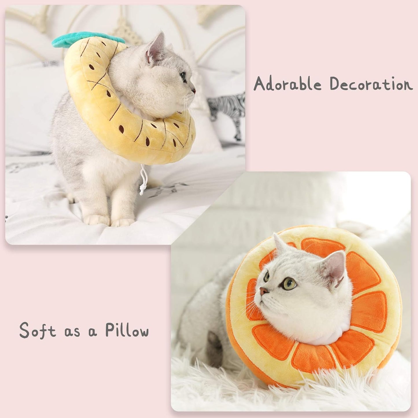 Cute Cat Collar Cone For Recovery After Surgery Pets dealsniper-net