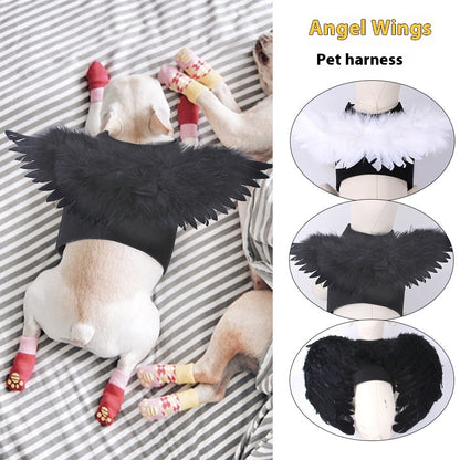 Halloween Angel Wings Pet's Chest-back Dog Pet Costume Pets dealsniper-net