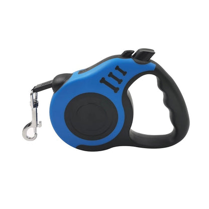 3m And 5m Durable Dog Leash Automatic Retractable Nylon Pets dealsniper-net Blue 3m