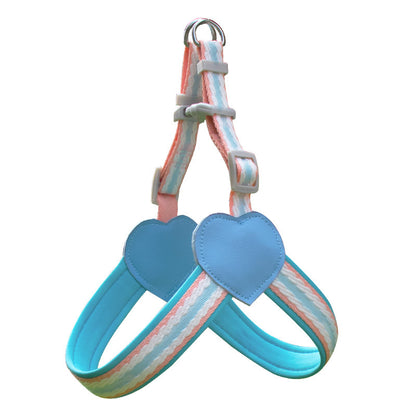 Dog Hand Holding Rope Vest Walking Chest Strap Pets dealsniper-net Sky Blue Chest Strap L