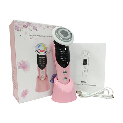 Women's 7-in-1 Micro-current Beauty Purifying Introducer Beauty dealsniper-net Pink 7in1