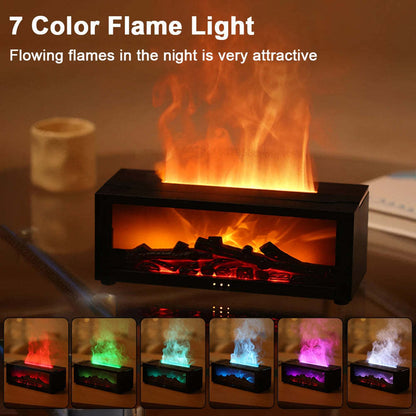 New Flame Aromatherapy Machine Colorful Essential Oil Diffuser Home Decor dealsniper-net