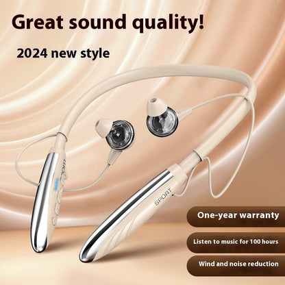 Neck Wireless Bluetooth-compatible Earphones 9D Stereo Electronics dealsniper-net